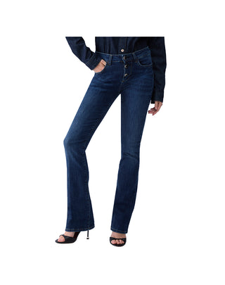 JEANS DONNA BOOTCUT " REPOT " CON BOTTONI GIOIELLO UF6025 79114 LIU JO 