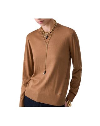 MAGLIONE DONNA CON COLLETTO RIMOVIBILE WF6452 L9440 LIU JO 