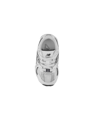 SNEAKERS INFANT " 530 BUNGEE LACE " - WHITE/INDIGO SILVER IZ530 SB1 NEW BALANCE 