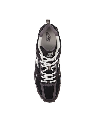 SNEAKERS " 530 " - BLACK WHITE CON METALLIC SILVER MR530 CC NEW BALANCE 