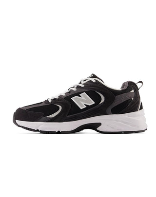 SNEAKERS " 530 " - BLACK WHITE CON METALLIC SILVER MR530 CC NEW BALANCE 