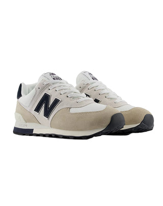 SNEAKERS UOMO " 574" -  BIANCO BLU U574 6SG NEW BALANCE 