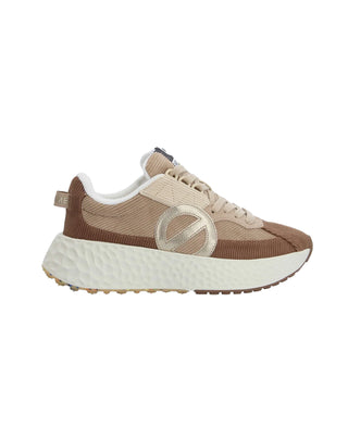 SNEAKERS IN VELLUTO "CARTER RUNNER W" - BEIGE/MARRON KNVCDD04AJ NC NO NAME 