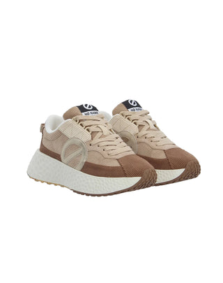 SNEAKERS IN VELLUTO "CARTER RUNNER W" - BEIGE/MARRON KNVCDD04AJ NC NO NAME 