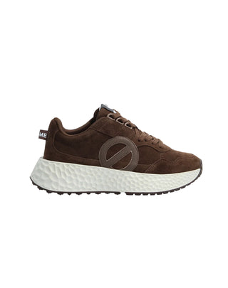 SNEAKERS IN SUEDE "CARTER JOGGER W" - MARRON FONCE NNVEA904BR B NO NAME 