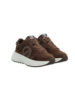 SNEAKERS IN SUEDE "CARTER JOGGER W" - MARRON FONCE NNVEA904BR B NO NAME 