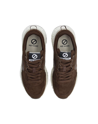 SNEAKERS IN SUEDE "CARTER JOGGER W" - MARRON FONCE NNVEA904BR B NO NAME 