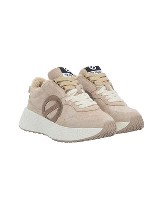 SNEAKERS "CARTER JOGGER W KRISTAL PELLICCIA " - BEIGE/BLANC CASSE NNVECC04AJ ND NO NAME 