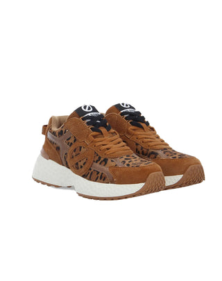 SNEAKERS "CARTER 2.0 RUNNER W" - MARRON/LEOPARD SNCRAQ04CA CC NO NAME 