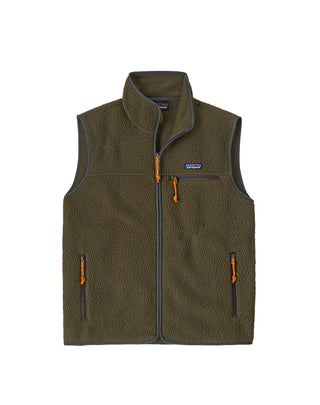 GILET IN PILE " RETRO" - BASIN GREEN 22822 BSNG PATAGONIA 
