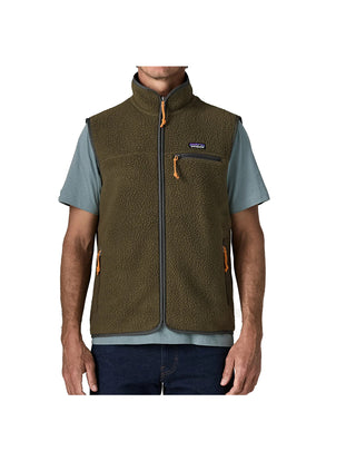 GILET IN PILE " RETRO" - BASIN GREEN 22822 BSNG PATAGONIA 