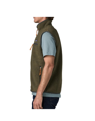 GILET IN PILE " RETRO" - BASIN GREEN 22822 BSNG PATAGONIA 