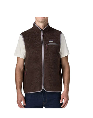 GILET IN PILE " RETRO" - DEN BROWN 22822 DNBR PATAGONIA 
