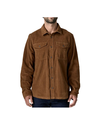 CAMICIA UOMO IN COSTINA DI VELLUTO " CORDUROY " - DEER BROWN 42445 DRBN PATAGONIA 