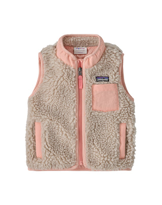 BABY GILET RETRO-X  - NATURAL PINK 61036 NTSL PATAGONIA 