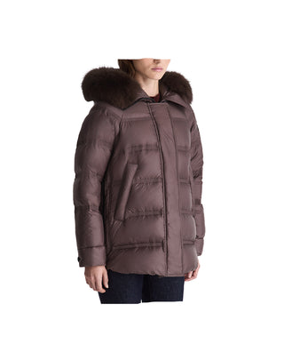 PIUMINO DONNA "TUCANO MQN 02" - MARRONE PED5440 194 PEUTEREY 