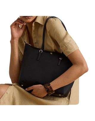 BORSA IN NYLON "KEATON" - NERA 431916737 002 RALPH LAUREN 