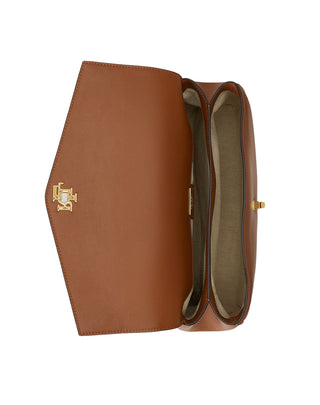 BORSA A  BAULETTO IN NAPPA " FARRAH " - CUOIO 431P11738 001 RALPH LAUREN 