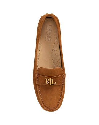 MOCASSINO DONNA " BARNSBURY " - CUOIO LAUREN 802821629 032 RALPH LAUREN 