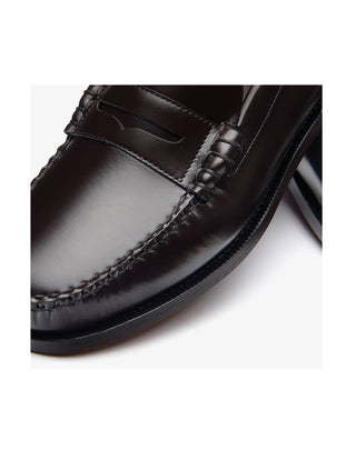 MOCASSINO IN PELLE FONDO CUOIO " CLASSIC DAN " - DARK COFFEE 7000300 A2H SEBAGO 
