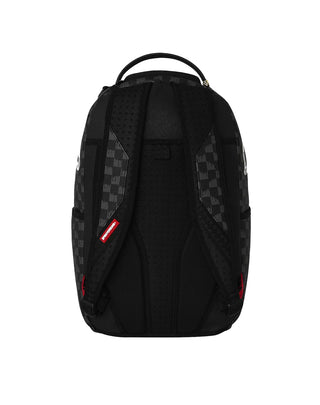 ZAINO UNISEX "BLACK AND WHITE DRIP CHECK SHARK" 910B8553NSZ U SPRAYGROUND 