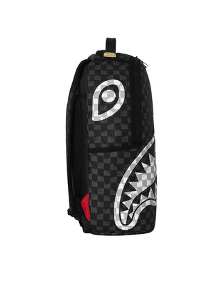 ZAINO UNISEX "BLACK AND WHITE DRIP CHECK SHARK" 910B8553NSZ U SPRAYGROUND 