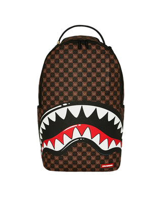 ZAINO "SHARKS IN PARIS WTF BUBBLE BROWN CHECK" 910B8634NSZ U SPRAYGROUND 