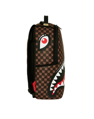 ZAINO "SHARKS IN PARIS WTF BUBBLE BROWN CHECK" 910B8634NSZ U SPRAYGROUND 