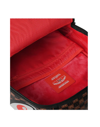 ZAINO "SHARKS IN PARIS WTF BUBBLE BROWN CHECK" 910B8634NSZ U SPRAYGROUND 