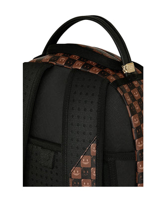ZAINO "SHARKS IN PARIS WTF BUBBLE BROWN CHECK" 910B8634NSZ U SPRAYGROUND 