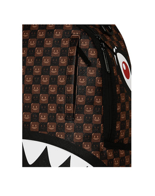 ZAINO "SHARKS IN PARIS WTF BUBBLE BROWN CHECK" 910B8634NSZ U SPRAYGROUND 