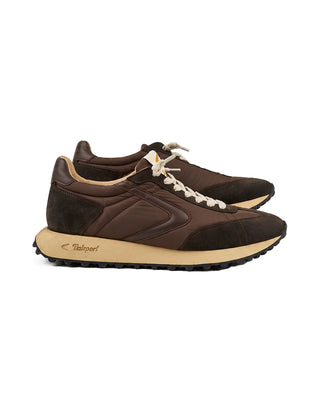 SNEAKERS UOMO " VANTAGE "NYLON E PELLE - EBONY VA3174M E VALSPORT 