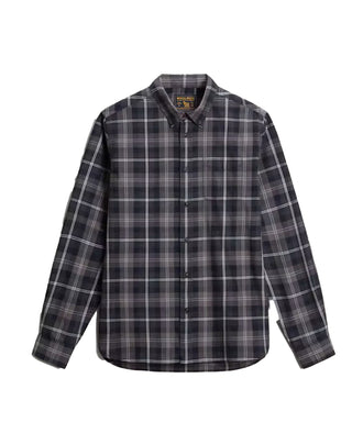 CAMICIA BUTTON-DOWN IN FLANELLA DI COTONE - BLUE GREY CHECK CFWOSI2032MRUT5419 1139 WOOLRICH 