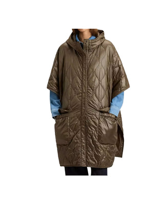 MANTELLA DONNA TRAPUNTATA IN NYLON LEGGERMENTE IMBOTTITO - DARK GREEN WWOU2253 614 WOOLRICH 