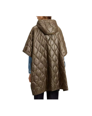 MANTELLA DONNA TRAPUNTATA IN NYLON LEGGERMENTE IMBOTTITO - DARK GREEN WWOU2253 614 WOOLRICH 