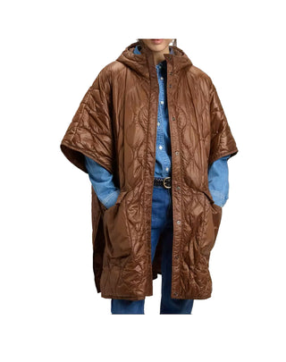 MANTELLA DONNA TRAPUNTATA IN NYLON LEGGERMENTE IMBOTTITO - BISON WWOU2253 7446 WOOLRICH 