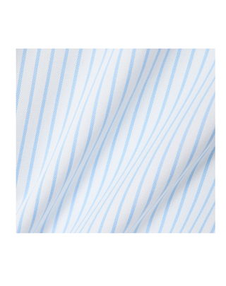 CAMICIA A RIGHE REGULAR FIT IN COTONE PINPOINT - BIANCO CELESTE CH5084 FAC LACOSTE 