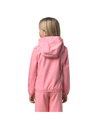 GIUBBINO BAMBINA 10-14 ANNI " P. LILY STRETCH POLY JERSEY " - PINK GERANIUM K2148NW- Q28 K-WAY 