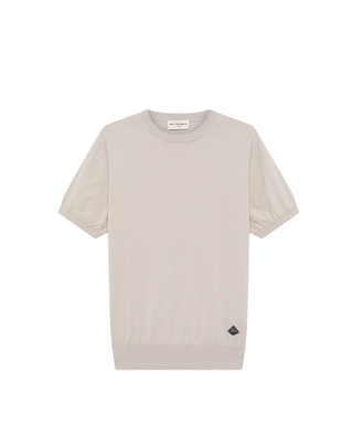 T-SHIRT UOMO IN MAGLIA DI COTONE - BIANCO SPORCO RRU90323CS17XXXX C0624 ROY ROGERS 