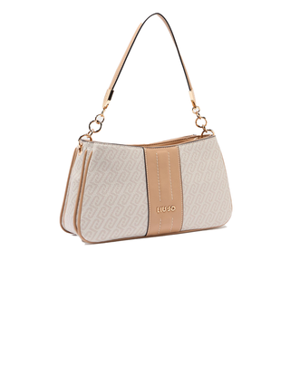 PICCOLA BORSA MONOGRAM IN ECO PELLE - PANNA BEIGE AA6107E1118 C3920 LIU JO 