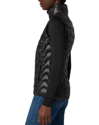 GILET DONNA "VIOLE QUILTED WARM" - BLACK