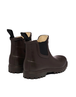 STIVALETTO IN GOMMA UNISEX "798 RUBBER" - DARK BROWN S2147GW798 RUBBER BOOTS A2G SUPERga 