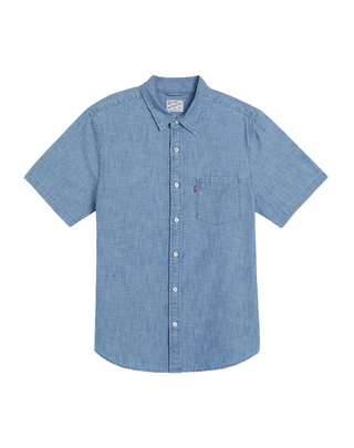 CAMICIA DA UOMO MANICA CORTA IN DENIM LEGGERO 86624-0062 U LEVI'S 