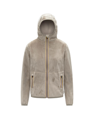 PILE DONNA REVERSIBILE "LILY VELOUR POLAR" - BEIGE CASHMERE K8138NW BB1 K-WAY 