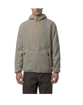 GIUBBINO UOMO JACK SHERPA POLAR REVERSIBILE - GREEN OAK K3132NW B35 K-WAY 