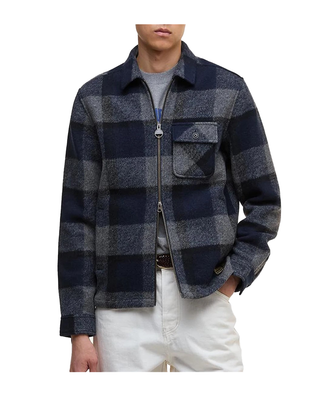 GIACCA UOMO "HAILWOOD" - TARTAN BLU MFL0223 NY91 BARBOUR INTERNATIONAL 