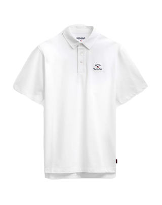 POLO MEZZA MANICA UOMO "ORCHARD PL" - WHITE 731263W 001 SEBAGO 