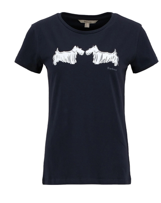 T-SHIRT DONNA " HIGHLANDS " - BLU