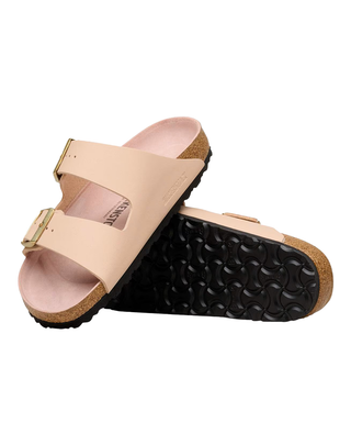 ARIZONA IN BIRKO-FLOR NEW BEIGE/PINK 1031525-S NEW BEIGE/PINK CLAY BIRKENSTOCK 