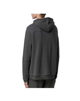 FELPA UNISEX CON CAPPUCCIO " PROSPER POLY COTTON " - GREEN BLACKISH K1126HW WMR K-WAY 